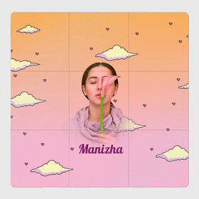 Магнитный плакат 3Х3 с принтом Манижа  Manizha в городе Новоалтайск, Полимерный материал с магнитным слоем | 9 деталей размером 9*9 см | Тематика изображения на принте: manizha | далеровна | душанбе | евровидение | евровидение 2021 | манижа | певица | таджикистан | хамраева