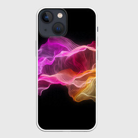 Чехол для iPhone 13 mini с принтом Волны в городе Новоалтайск,  |  | волны | минимализм | плавность | рисунок | шелк