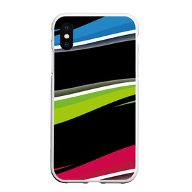 Чехол для iPhone XS Max матовый с принтом Волны в городе Новоалтайск, Силикон | Область печати: задняя сторона чехла, без боковых панелей | волны | линии | минимализм | полосы | рисунок