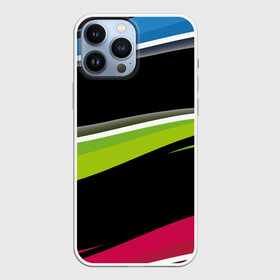 Чехол для iPhone 13 Pro Max с принтом Разноцветные Минималистичные Волны в городе Новоалтайск,  |  | волны | линии | минимализм | полосы | рисунок