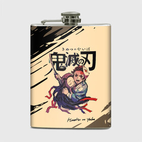 Фляга с принтом Kimetsu no Yaiba в городе Новоалтайск, металлический корпус | емкость 0,22 л, размер 125 х 94 мм. Виниловая наклейка запечатывается полностью | demon slayer | kamado | kimetsu no yaiba | nezuko | tanjiro | аниме | гию томиока | зеницу агацума | иноске хашибира | камадо | клинок | корзинная девочка | манга | музан кибуцуджи | незуко | рассекающий демонов | танджиро