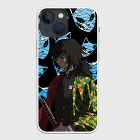 Чехол для iPhone 13 mini с принтом ГИО ТОМИОКА | КЛИНОК в городе Новоалтайск,  |  | demon slayer | kimetsu no yaiba | kocho shinobu | nezuko | shinobu | slayer | tanjiro | zenitsu | гию томиока | зенитсу | зенитцу | зеницу | иноске хашибира | клинок рассекающий демонов | незуко | танджиро | шинобу кочо