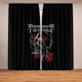 Фотошторы с принтом PAPA ROACH в городе Новоалтайск, Блэкаут (светозащита 90%) / Габардин (светозащита 40% | 2 полотна шириной по 145 см; Высота 200-300 см; Крепление: шторная лента (на крючки); | grange | hardcore | metal | music | papa roach | punk | rock | usa | музыка | панк | папа роуч | рок | сша