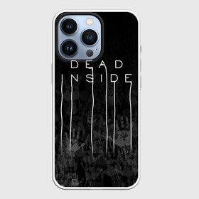 Чехол для iPhone 13 Pro с принтом DEAD INSIDE | DEATH STRANDING в городе Новоалтайск,  |  | Тематика изображения на принте: dead inside | dont open | гуль | дед инсайт | дединсайт | дэд инсайт | дэдинсайт | интроверт | кен канеки | мертв внутри | мертвый внутри
