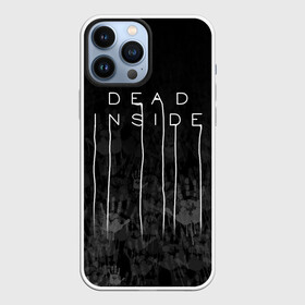 Чехол для iPhone 13 Pro Max с принтом DEAD INSIDE | DEATH STRANDING в городе Новоалтайск,  |  | Тематика изображения на принте: dead inside | dont open | гуль | дед инсайт | дединсайт | дэд инсайт | дэдинсайт | интроверт | кен канеки | мертв внутри | мертвый внутри