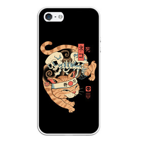 Чехол для iPhone 5/5S матовый с принтом Cat of Death в городе Новоалтайск, Силикон | Область печати: задняя сторона чехла, без боковых панелей | Тематика изображения на принте: cat | cats | death | japan | ninja | samurai | shogun | skull | yakuza | катана | кот | котенок | коты | котэ | котята | кошка | ниндзя | самурай | сёгун | череп | якудза | япония