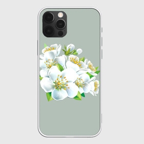 Чехол для iPhone 12 Pro Max с принтом Весна в городе Новоалтайск, Силикон |  | лепестки | распустились | цветение | цветы | яблоня