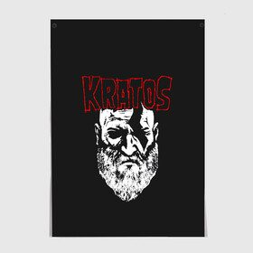 Постер с принтом KRATOS GOW в городе Новоалтайск, 100% бумага
 | бумага, плотность 150 мг. Матовая, но за счет высокого коэффициента гладкости имеет небольшой блеск и дает на свету блики, но в отличии от глянцевой бумаги не покрыта лаком | gad of war | game | games | god of war | god of wor | атрей | атрэй | бог войны | игра | игры | кратос