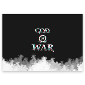 Поздравительная открытка с принтом God of War в городе Новоалтайск, 100% бумага | плотность бумаги 280 г/м2, матовая, на обратной стороне линовка и место для марки
 | Тематика изображения на принте: gad of war | game | games | god of war | god of wor | атрей | атрэй | бог войны | игра | игры | кратос