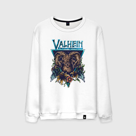 Мужской свитшот хлопок с принтом Valheim в городе Новоалтайск, 100% хлопок |  | fantasy | mmo | valheim | valve | валхейм | вальхейм | викинги | выживалка | игра | королевская битва | ммо | ролевая игра | фэнтази