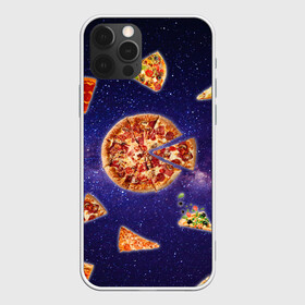 Чехол для iPhone 12 Pro Max с принтом Пицца в космосе в городе Новоалтайск, Силикон |  | meat | pizza | space | youtube | еда | космос | мемы | пицца | психоделика | ютуб