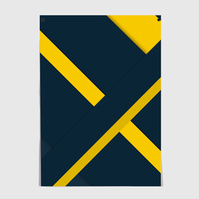 Постер ПЕРЕКРЕСТОК: в городе Новоалтайск, 100% бумага
 | бумага, плотность 150 мг. Матовая, но за счет высокого коэффициента гладкости имеет небольшой блеск и дает на свету блики, но в отличии от глянцевой бумаги не покрыта лаком | 90 е | абстракция | желто черное | классика | полосы