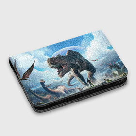Картхолдер с принтом с принтом Ark Survival Evolved в городе Новоалтайск, натуральная матовая кожа | размер 7,3 х 10 см; кардхолдер имеет 4 кармана для карт; | ark | ark survival | dino | t rex | арк | арк сурвайвал | дино | динозавр | динозавры | спинозавр | тираннозавр