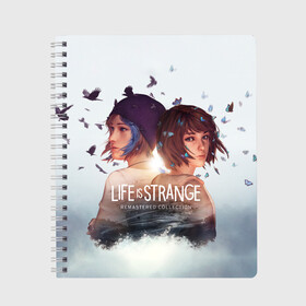 Тетрадь с принтом Life is strange Remaster  в городе Новоалтайск, 100% бумага | 48 листов, плотность листов — 60 г/м2, плотность картонной обложки — 250 г/м2. Листы скреплены сбоку удобной пружинной спиралью. Уголки страниц и обложки скругленные. Цвет линий — светло-серый
 | firewalk | life is strange | life is strange 2 | life is strange 2 squad | remaster | remastered | squad | лайф из стрэндж | стрендж