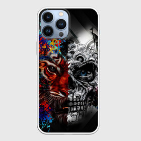 Чехол для iPhone 13 Pro Max с принтом TIGER в городе Новоалтайск,  |  | Тематика изображения на принте: абстракция | молодежное | тигр | хайп | череп