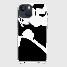 Чехол для iPhone 13 mini с принтом Острые козырьки в городе Новоалтайск,  |  | peaky blinders | актер | надпись | сериал | томас шелби | чб