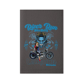 Обложка для паспорта матовая кожа с принтом Bike Rally 2018 в городе Новоалтайск, натуральная матовая кожа | размер 19,3 х 13,7 см; прозрачные пластиковые крепления | speed | байкеры | гонки | девушки | скорость