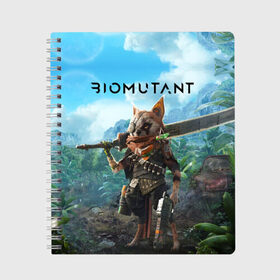 Тетрадь с принтом Biomutant Биомутант в городе Новоалтайск, 100% бумага | 48 листов, плотность листов — 60 г/м2, плотность картонной обложки — 250 г/м2. Листы скреплены сбоку удобной пружинной спиралью. Уголки страниц и обложки скругленные. Цвет линий — светло-серый
 | action | animals | biomutant | gamer | nextgen | pc | player | playstation | ps 5 | rpg | steam | sword | top | valve | video games | weapon | xbox | биомутант | валв | видео игры | животные | игрок | иксбокс | меч | некстген | оружие | пк | плей