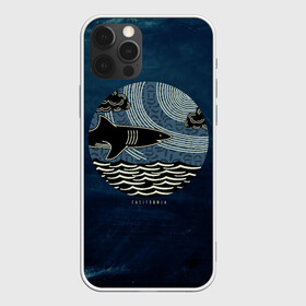 Чехол для iPhone 12 Pro Max с принтом Акулы California Sharks в городе Новоалтайск, Силикон |  | Тематика изображения на принте: shark | акула | волны | калифорния | море | океан