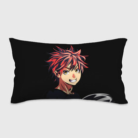Подушка 3D антистресс с принтом Shokugeki no Soma в городе Новоалтайск, наволочка — 100% полиэстер, наполнитель — вспененный полистирол | состоит из подушки и наволочки на молнии | anime | cook | food | food wars | manga | shokugeki no soma | аниме | еда | кулинарные поединки сомы | кухня | манга | повар | повар боец сома