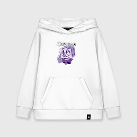 Детская толстовка хлопок с принтом King Cubes Сaphead в городе Новоалтайск, 100% хлопок | Круглый горловой вырез, эластичные манжеты, пояс, капюшен | caphead | cubes | king | капхед | капхейд | король | кубиков