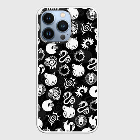 Чехол для iPhone 13 Pro с принтом SEVEN DEADLY SINS СИМВОЛЫ в городе Новоалтайск,  |  | Тематика изображения на принте: anime | meliodas | nanatsu no taizai | seven deadly sins | аниме | бан | гаутер | гила | гилсандер | гриамор | диана | дрейфус | заратрас | кинг | манга | мелиодас | мерлин | хаузер | хельбрам | хендри