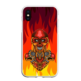 Чехол для iPhone XS Max матовый с принтом Меха скелет Steampunk Fire (Z) в городе Новоалтайск, Силикон | Область печати: задняя сторона чехла, без боковых панелей | steam punk | steamfest | steampunk | бойлерпанк | дизельпанк | клокпанк | маннерпанк | механика | научная фантастика | паро панк | паровой панк | паропанк | стим панк | стимпанк | стимпанк стиль | стимфест