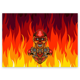 Поздравительная открытка с принтом Меха скелет Steampunk Fire (Z) в городе Новоалтайск, 100% бумага | плотность бумаги 280 г/м2, матовая, на обратной стороне линовка и место для марки
 | steam punk | steamfest | steampunk | бойлерпанк | дизельпанк | клокпанк | маннерпанк | механика | научная фантастика | паро панк | паровой панк | паропанк | стим панк | стимпанк | стимпанк стиль | стимфест