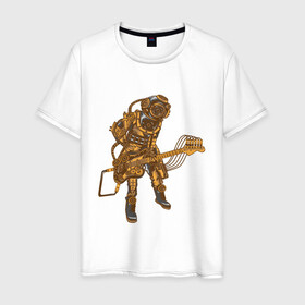 Мужская футболка хлопок с принтом Рок стимпанк Rock Steampunk (Z) в городе Новоалтайск, 100% хлопок | прямой крой, круглый вырез горловины, длина до линии бедер, слегка спущенное плечо. | steam punk | steamfest | steampunk | бойлерпанк | дизельпанк | клокпанк | маннерпанк | механика | научная фантастика | паро панк | паровой панк | паропанк | стим панк | стимпанк | стимпанк стиль | стимфест