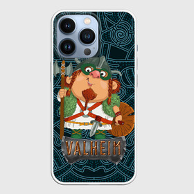 Чехол для iPhone 13 Pro с принтом Valheim веселый викинг в городе Новоалтайск,  |  | fantasy | mmo | valheim | valve | валхейм | вальхейм | викинги | выживалка | игра | королевская битва | ммо | ролевая игра | фэнтази