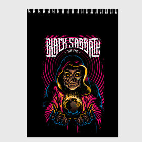 Скетчбук с принтом BLACK SABBATH в городе Новоалтайск, 100% бумага
 | 48 листов, плотность листов — 100 г/м2, плотность картонной обложки — 250 г/м2. Листы скреплены сверху удобной пружинной спиралью | black | grange | hardcore | metal | music | osbourne | ozzy | punk | retro | rock | sabbath | trash | метал | музыка | озборн | оззи | ретро | рок.блэк | сэббэт