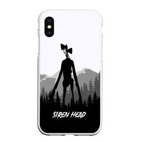 Чехол для iPhone XS Max матовый с принтом SIREN HEAD | DARK FOREST в городе Новоалтайск, Силикон | Область печати: задняя сторона чехла, без боковых панелей | 6789 | cartoon | cat | dark | forest | foundation | head | monster | mountains | scp | siren | sirenhead | голова | горы | кот | лес | монстр | объект | объекты | сирена | сиреноголовый | фонд | чудище | чудовище