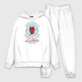 Мужской костюм хлопок OVERSIZE с принтом Demon Slayer ACADEMY в городе Новоалтайск,  |  | demon slayer | kamado | kimetsu no yaiba | nezuko | tanjiro | аниме | гию томиока | зеницу агацума | иноске хашибира | камадо | клинок | корзинная девочка | манга | музан кибуцуджи | незуко | рассекающий демонов | танджиро
