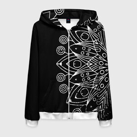 Мужская толстовка 3D на молнии с принтом Mandala в городе Новоалтайск, 100% полиэстер | длина до линии бедра, манжеты и пояс оформлены мягкой тканевой резинкой, двухслойный капюшон со шнурком для регулировки, спереди молния, по бокам два кармана | орнамент | растение | тату | татуировка | узор | цветок