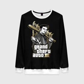 Женский свитшот 3D с принтом Клод GTA 3 в городе Новоалтайск, 100% полиэстер с мягким внутренним слоем | круглый вырез горловины, мягкая резинка на манжетах и поясе, свободная посадка по фигуре | game | games | grand theft auto | gta | gta rp | san andreas | v | vice city | великое автоворовство | гранд зефт аувто | гта | гта рп | игра | игры