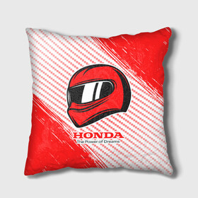 Подушка 3D с принтом Honda - Strokes в городе Новоалтайск, наволочка – 100% полиэстер, наполнитель – холлофайбер (легкий наполнитель, не вызывает аллергию). | состоит из подушки и наволочки. Наволочка на молнии, легко снимается для стирки | accord | auto | civic | crv | honda | logo | moto | motors | sport | авто | автомобиль | аккорд | гонки | краска | лого | логотип | логотипы | марка | мото | моторс | мотоцикл | серия | символ | символы | спорт | хонда | цивик
