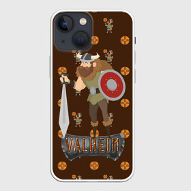 Чехол для iPhone 13 mini с принтом Valheim Viking в городе Новоалтайск,  |  | fantasy | mmo | valheim | valve | валхейм | вальхейм | викинги | выживалка | игра | королевская битва | ммо | ролевая игра | фэнтази
