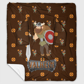 Плед с рукавами с принтом Valheim Viking в городе Новоалтайск, 100% полиэстер | Закругленные углы, все края обработаны. Ткань не мнется и не растягивается. Размер 170*145 | fantasy | mmo | valheim | valve | валхейм | вальхейм | викинги | выживалка | игра | королевская битва | ммо | ролевая игра | фэнтази