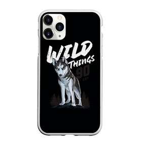 Чехол для iPhone 11 Pro матовый с принтом Wild Things в городе Новоалтайск, Силикон |  | wolf | волк | лес | пес | север | собака | хаски