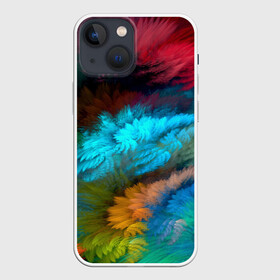 Чехол для iPhone 13 mini с принтом Цветной дестрой в городе Новоалтайск,  |  | абстракция | молодежное | пестрое | тренд | хайп | цветное