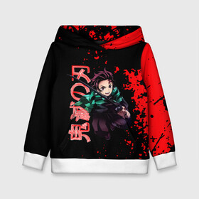 Детская толстовка 3D с принтом Танджиро Kimetsu no Yaiba в городе Новоалтайск, 100% полиэстер | двухслойный капюшон со шнурком для регулировки, мягкие манжеты на рукавах и по низу толстовки, спереди карман-кенгуру с мягким внутренним слоем | demon slayer | kamado | kimetsu no yaiba | nezuko | tanjiro | аниме | гию томиока | зеницу агацума | иноске хашибира | камадо | клинок | корзинная девочка | манга | музан кибуцуджи | незуко | рассекающий демонов | танджиро