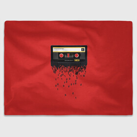 Плед 3D с принтом The death of the cassette tape в городе Новоалтайск, 100% полиэстер | закругленные углы, все края обработаны. Ткань не мнется и не растягивается | 80 | 90 | age | death | epoch | era | retro | tape | гибель | двоичный | кассета | кассеты | код | компьютер | компьютеризация | переход | программирование | уходящая | ушедшая | цифровая | цифровой | эра