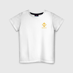 Детская футболка хлопок с принтом BINANCE LOGO | БИНАНС в городе Новоалтайск, 100% хлопок | круглый вырез горловины, полуприлегающий силуэт, длина до линии бедер | bitcoin | blockchain | btc | cardano | crypto | ethereum | polkadot | tether | xrp | бинанс | биткоин | блокчейн | валюта | деньги | криптовалюта | майнер | майнинг | цифровая валюта | цифровое золото | эфир
