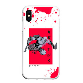 Чехол для iPhone XS Max матовый с принтом Young Kratos в городе Новоалтайск, Силикон | Область печати: задняя сторона чехла, без боковых панелей | Тематика изображения на принте: gad of war | game | games | god of war | god of wor | атрей | атрэй | бог войны | игра | игры | кратос