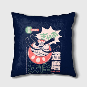 Подушка 3D с принтом Anime Daruma Demon Yokai в городе Новоалтайск, наволочка – 100% полиэстер, наполнитель – холлофайбер (легкий наполнитель, не вызывает аллергию). | состоит из подушки и наволочки. Наволочка на молнии, легко снимается для стирки | anime art | folklore | illustration | japan | japanese | kanji | legend | red demon | satanic | аниме | аниме арт | городские легенды | дарума демон | демон | ёкай | иероглифы | иллюстрация | йокай | кандзи | манга | они | фольклор | япония | я