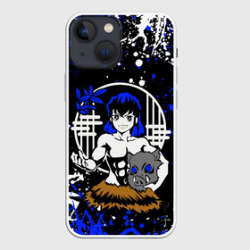Чехол для iPhone 13 mini с принтом ИНОСКЕ ХАШИБИРА в городе Новоалтайск,  |  | anime | demon slayer | inosuke hashibira | kimetsu no yaiba. | аниме | иноске хашибира | клинок рассекающий демонов | манга | мультик | мультфильм | поезд бесконечный | сериал