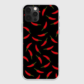 Чехол для iPhone 12 Pro Max с принтом Chili peppers в городе Новоалтайск, Силикон |  | Тематика изображения на принте: chili peppers | горячий | еда | овощ | острый | перец чили | узор