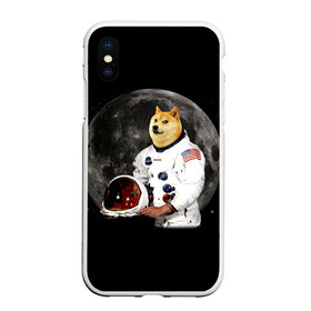 Чехол для iPhone XS Max матовый с принтом Доги Космонавт в городе Новоалтайск, Силикон | Область печати: задняя сторона чехла, без боковых панелей | doge | earth | mars | meme | moon | nasa | space | star | usa | америка | гагарин | доги | животные | звезда | земля | корги | космонавт | космос | луна | марс | мем | наса | планета | прикол | собака | сша | флаг