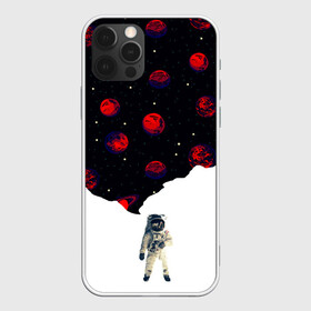 Чехол для iPhone 12 Pro Max с принтом Мысли Космонавта в городе Новоалтайск, Силикон |  | alien | dream | earth | galaxy | mars | moon | nasa | space | star | абстракция | вселенная | звезда | земля | космонавт | космос | луна | марс | мечта | наса | нло | планета | текстура | узор | художник