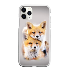 Чехол для iPhone 11 Pro Max матовый с принтом Лисята в городе Новоалтайск, Силикон |  | детеныши | животные | лиса | лисенок | лисичка | лисята | природа | рыжая